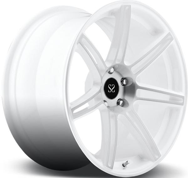 5x112 1pc Forged Alloy Styling Custom Wheels 18 Inch White For Golf GTI Rims