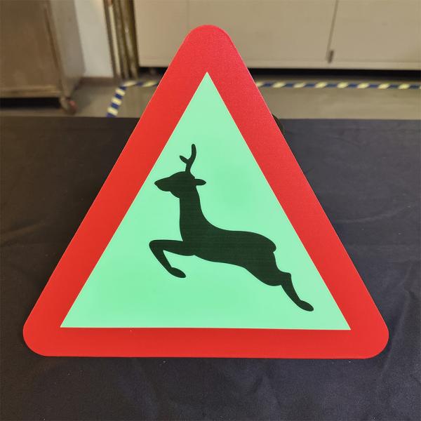 Plastic Photoluminescent Signage For Wall Mounted And Ceiling Mounted Installation