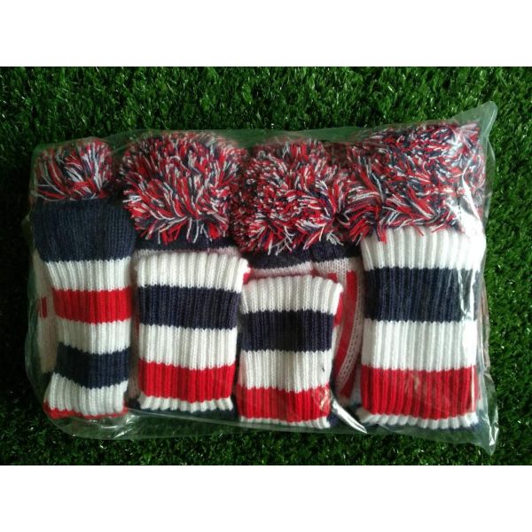 knitted head cover , golf knitted head cover , golf head cover  , golf headcover