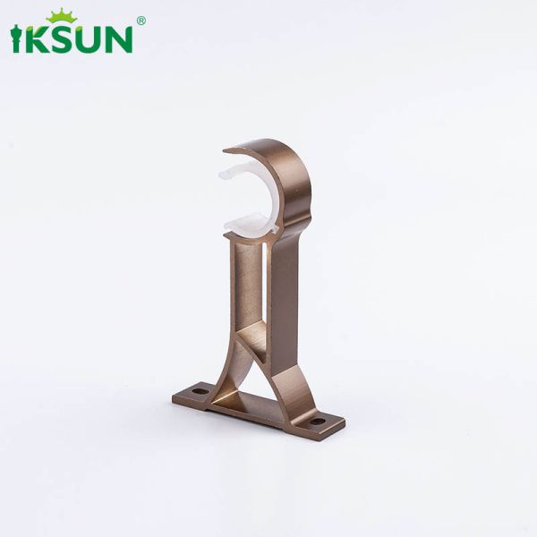 Dark Gold Single Curtain Rod Brackets 1.1