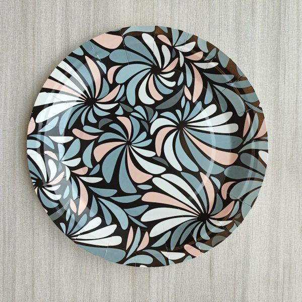 Eco-friendly Disposable Tableware for Birthday Party Food and Cake Plate Lunch Plate