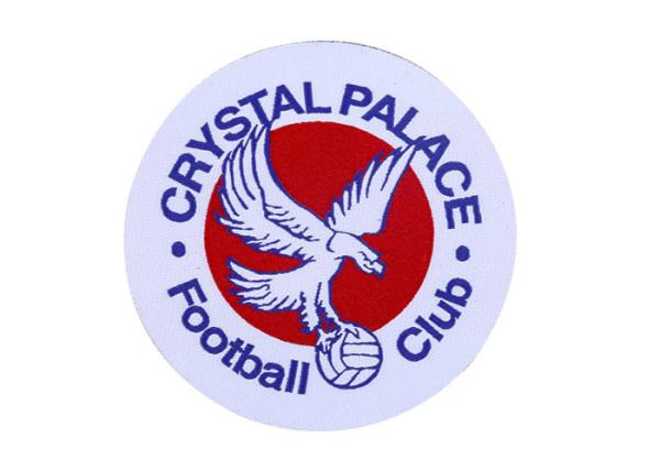 Laser Cut Custom Woven Clothing Patches For Crystal Palace Football Club Hoddie