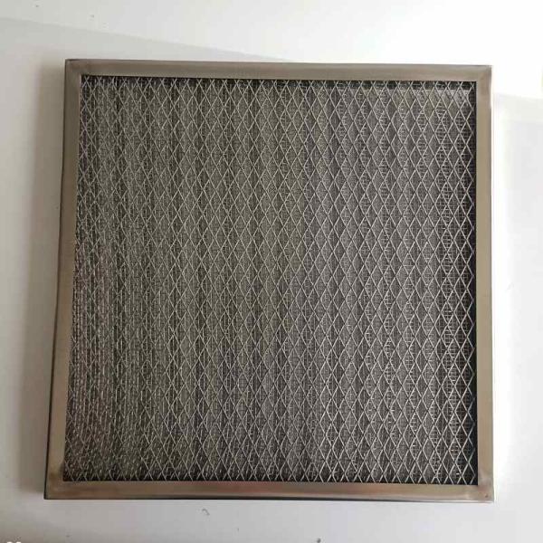 Square Aluminum Frame 3-5um Mesh Demister 50cm Thickness Anti Rust