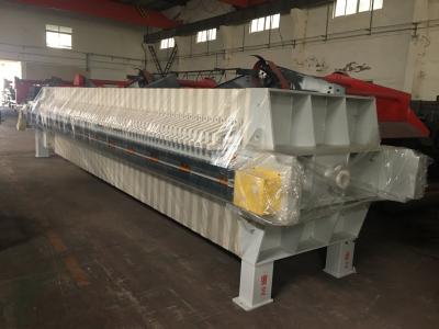 5.5kw Horizontal Plate Filter Press Sludge Dehydration Chamber Plate Filter Press