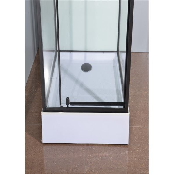 Fashion Pivot Door, Corner Shower Stalls , Square Shower Cabin with white acrylic tray