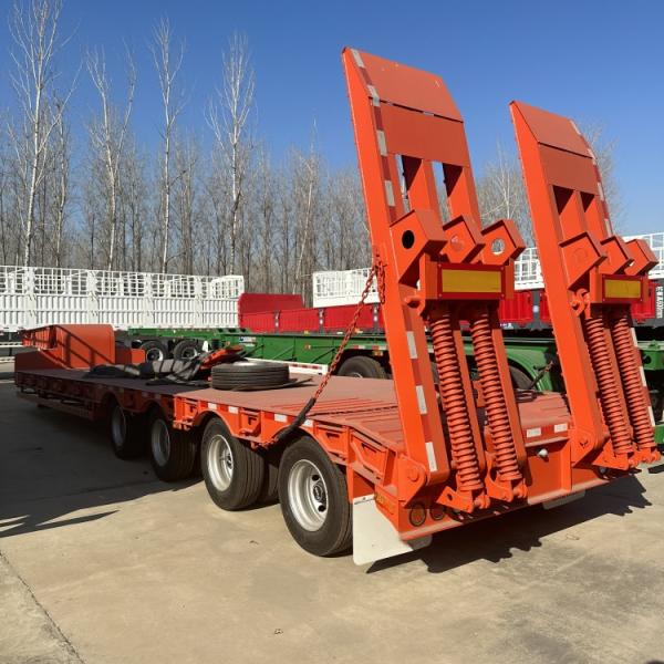 CIMC 4 Axle 80 Tonne Semi Low Bed Trailer for Sale in Zimbabwe