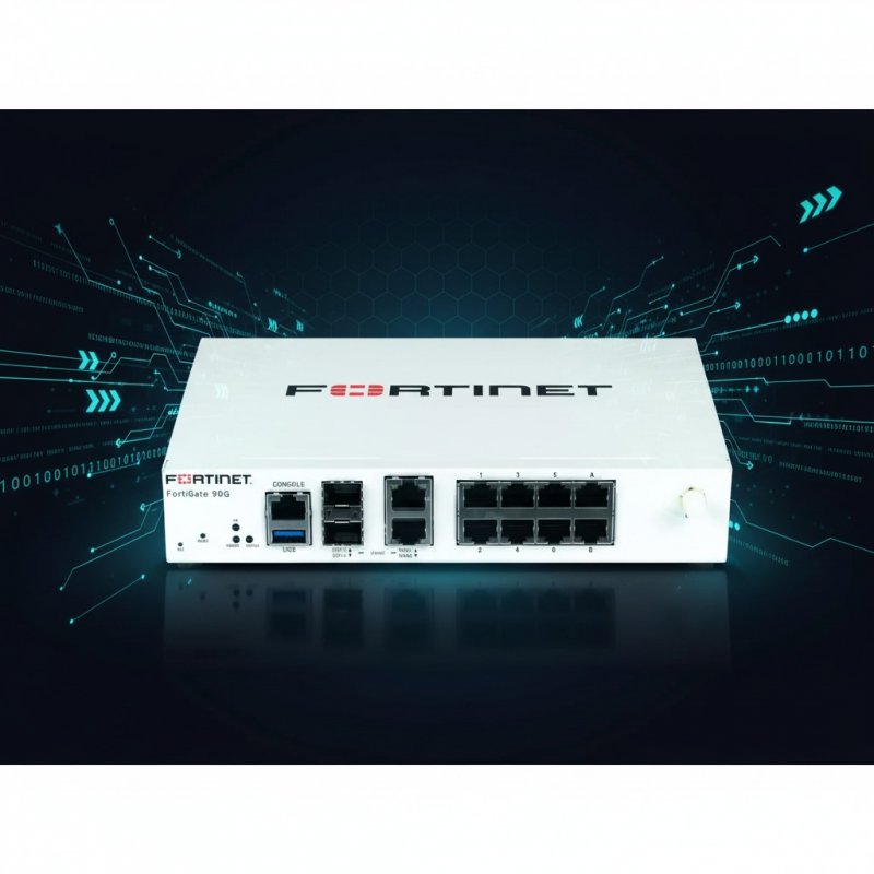Fortinet FortiGate FG-90G Security Firewall 10x Gigabit RJ45 Ports 890 Mbps Throughput Wireless Appliance Enterprise Firewall