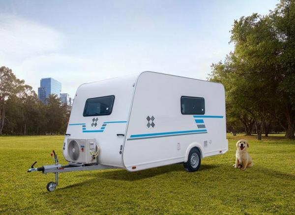 Petite structure de Mini Rv Trailer With Sandwich de remorque de campeur de corps modulaire