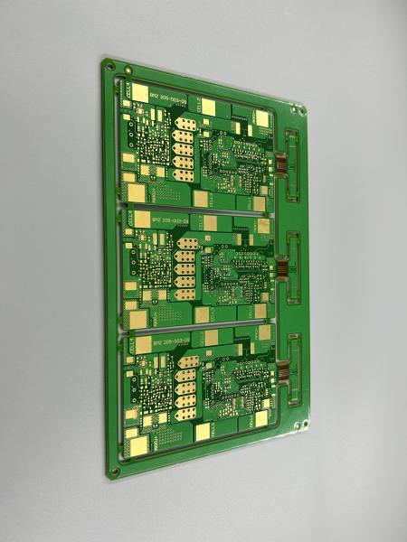 0.2mm Rigid Flex PCB Manufacturing With ENIG Surface Finish Yellow Solder Mask