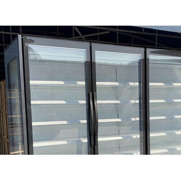 Integral Swing 4 Glass Door Multideck Display Refrigerator R290 Plug In