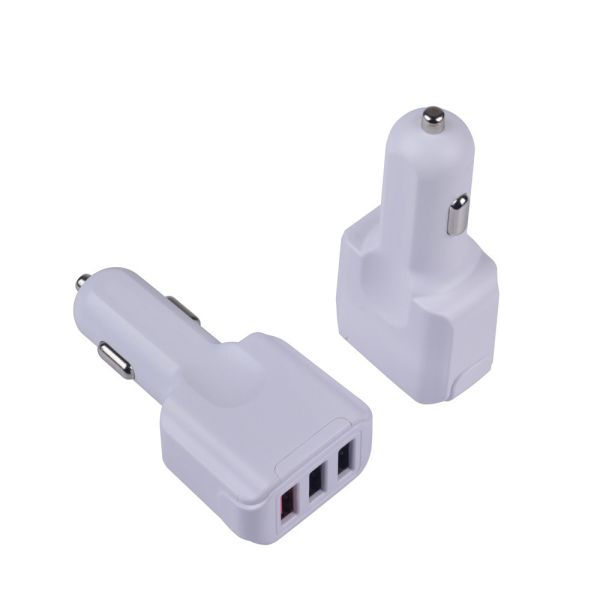 Multi Fuctiion Multi Port Usb Car Charger 3 Usb Ports High Power Fast Charging