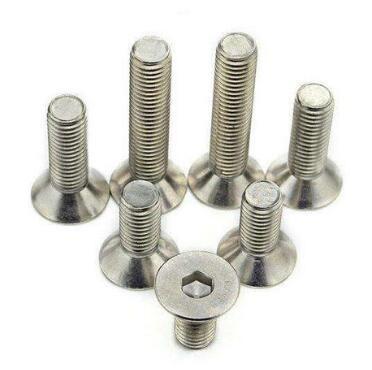 DIN965 cross recessed countersunk head Screws Inch Cross Metric Cross stainless steel