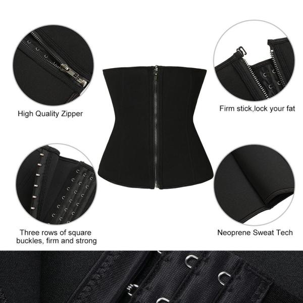 Plus Size Front Zipper Waist Cinchers The Perfect Combination of Style and Function