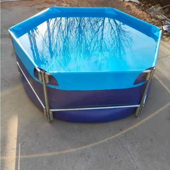 Blue Whale PVC Tarpaulin Fabric Water Bladder Tank Fabric