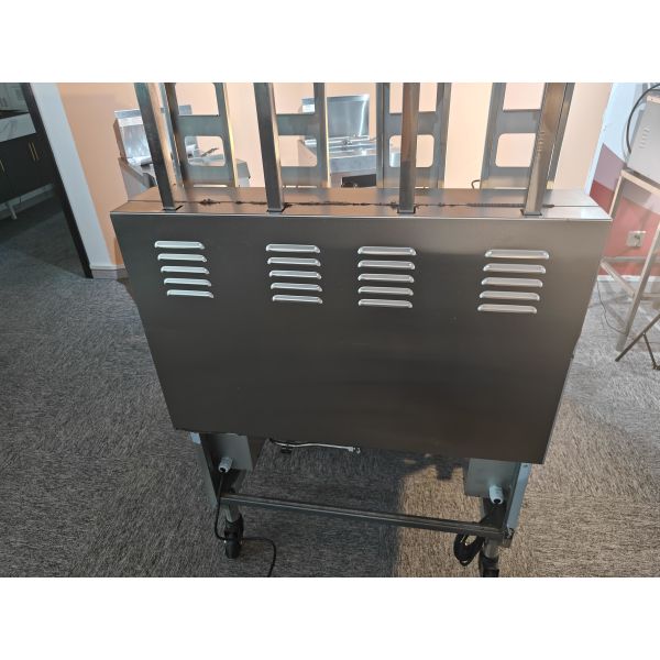OFE-H413 Auto Lift 4 Pots 4 Baskets Digital Computer Panel With Oil Filter System 28kw Electric&Gas Open Deep Fryer