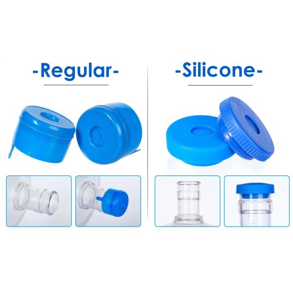 5 Gallon 20 Liter Preform PET Plastic Bottle Caps with Dark Blue Design and High Volume
