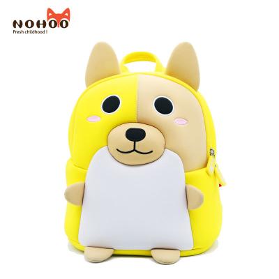 3D Corgi preschool animal backpack made of environmentally and non-toxic neoprene material,cute and stylish