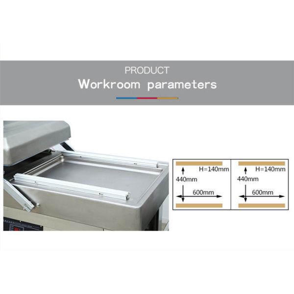 1450*650*980 Double Chamber Vacuum Sealer for Automatic Food Vacuum Packing Machine