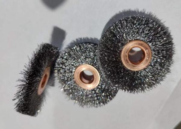 Surface Finishing 75mm OD Stainless Steel Wire Brush,Ringlock Wire Wheel Brush