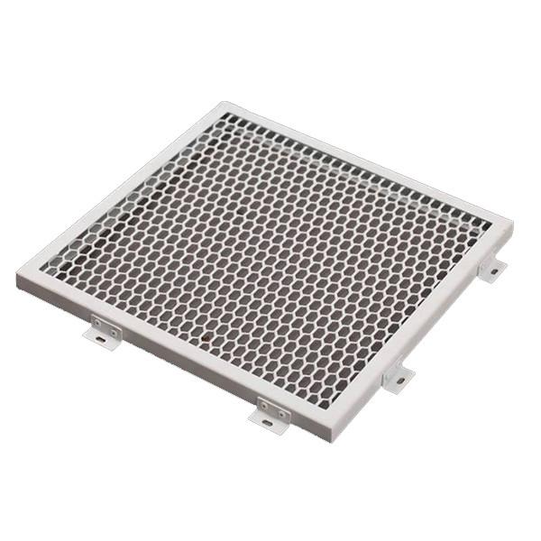 Retalho de retalho impermeável Placa de alumínio parede exterior Retânea de buracos de diamante retalho cortina parede teto