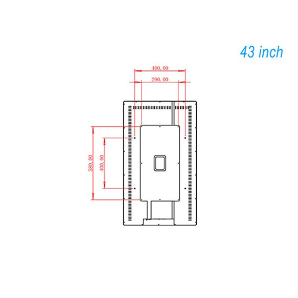 43-inch Android System High-definition LCD Medical Examination Room Department Door Wall Information Digital Advertising Boards
