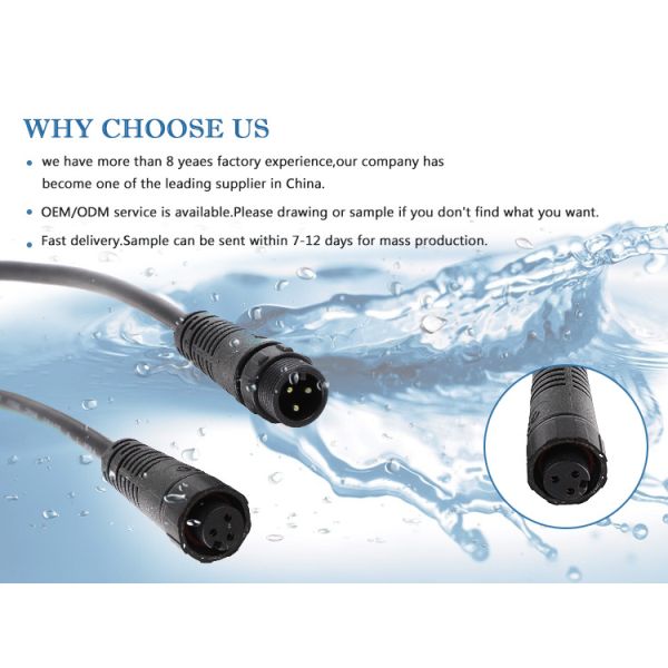 Nylon Male Female Ip67 Circular Waterproof Connector