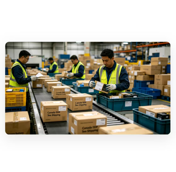 Reliable Canada DDP Sea Shipping With Truck / Local Courier Door Delivery