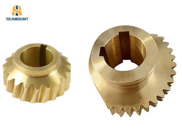 High Strength Copper Worm Gear Anti Wearing In Metallurgical Industry