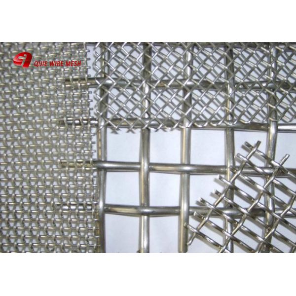 Высокотемпературная ячеистая сеть волнистой проволки нержавеющей стали замка сплетя после Кримптинг