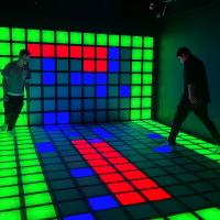 30x30cm 工場 インタラクティブ アクティブ アクティブ ゲーム LED フロア