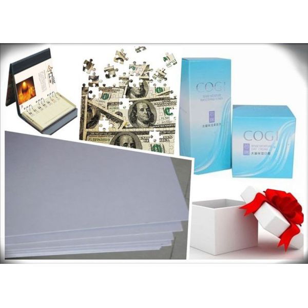 TWO SIDE COATED 450GSM WHITE BACK DUPLEX BOARD PAPER FOR PACKAGE BOXES