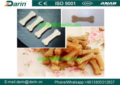 Cow Skin Dog Chews Dog Bone Making Machine Pressed Rawhide Bones Punching