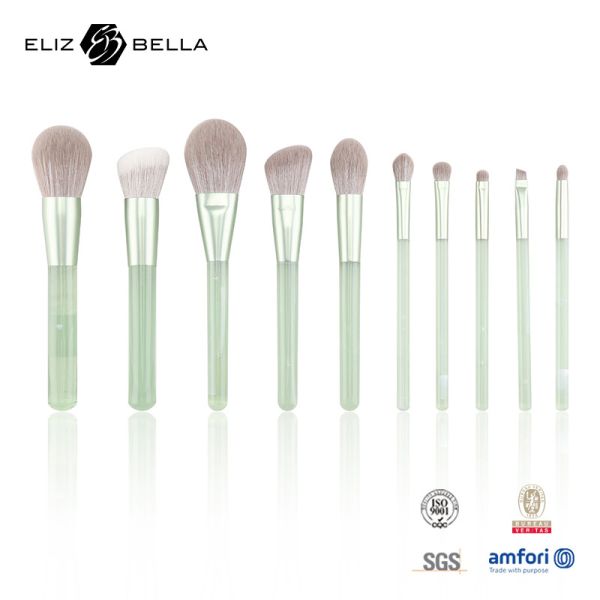 Daily Makeup Beauty Brush Set for Makeup Enthusiasts,Plastic Handle Cosmetic Brush Set