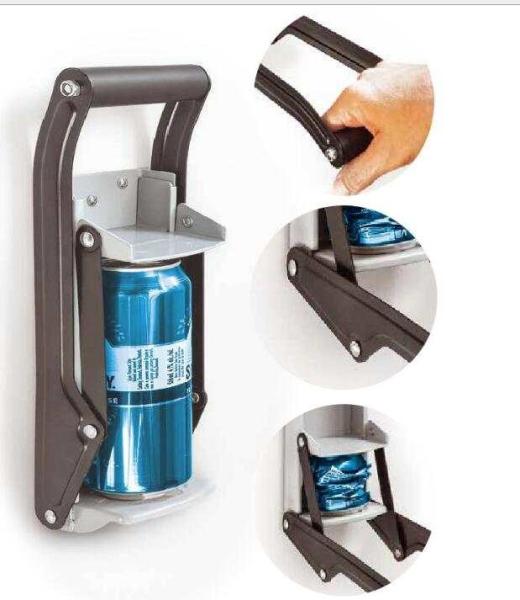 Yellow 16oz Aluminum Can Crusher Bottle Opener Colorful Beer Can Smasher