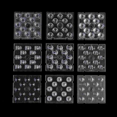 ROHS High Bay Light Lens 12 in 1 90 degree SMD 5050 Led PC Optical Lens