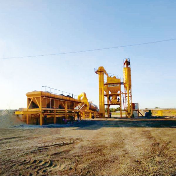 Highway Construction EAC 120TPH Mobile Asphalt Mixing Plant