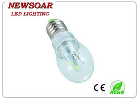 glass+aluminum 3w led light bulbs with product size Ф45mm x H83mm