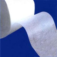 White color and high strength fiberglass tissue for wall covering