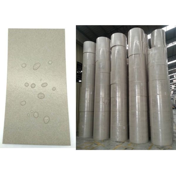 100% Recycled  Glossy and flat Waterproof PE Coated Grey Paper Board in Roll