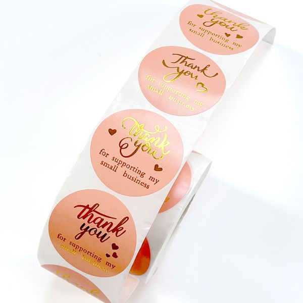 High-Quality Personalized Thank You Stickers Designs  for Small Businesses
