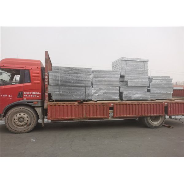 Electro Galvanized Swage Locked Grating Q235 Grate Metal Sheet