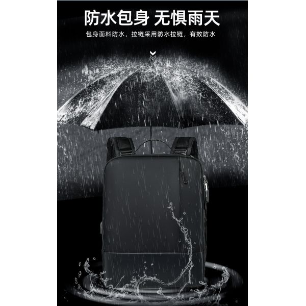 Large capacity travel mochilas crossbody notebook backpack unisex waterproof 15.6'' convertable laptop bag