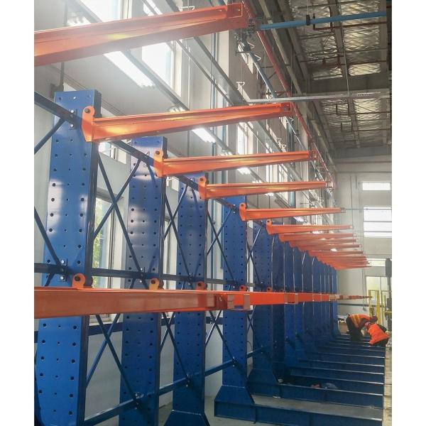 500-2000 Width Warehouse Rack Storage Equipment 3 Layer Cantilever Rack with Panel