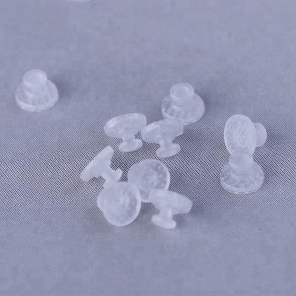 Botones de cerámica transparente para la lengua con gancho 10 pcs/pc