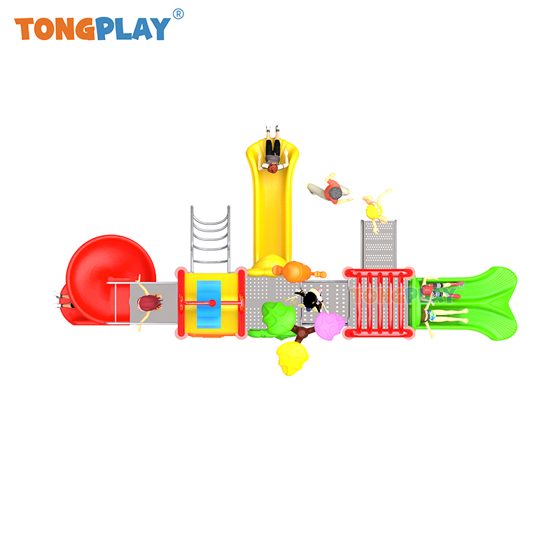 Children Outdoor Plastic Water Park Playground Amusement Park Rider Equipment Water Slide for Swimming Pool Water Playground
