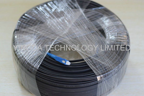 Белое волокно - оптические руководства заплаты с SC симплексным SM 200M IL<0.3dB соединителя FIC быстрым