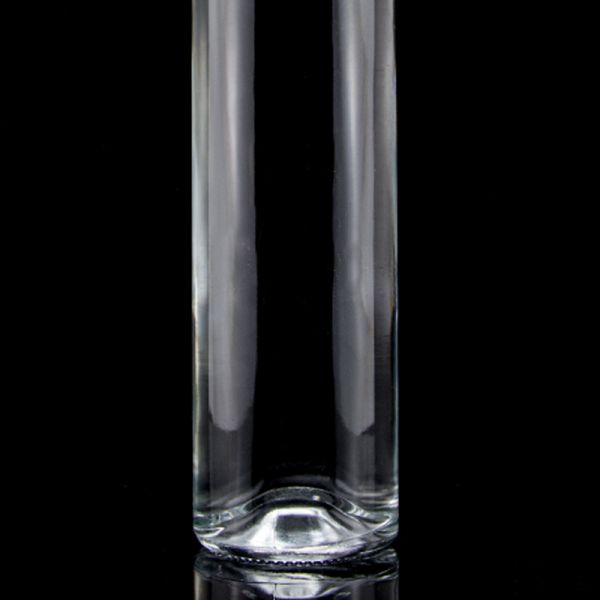 Изумленный дизайн водка ликер стеклянная бутылка 750 мл прозрачная стеклянная бутылка с винтовой крышкой