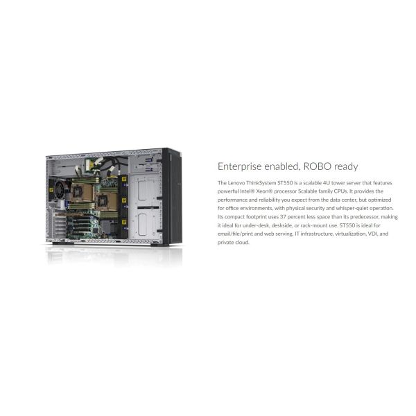 ODM Lenovo 2U Rack Server Lenovo Thinksystem ST550 Tower Server