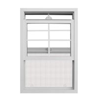 3.22 pouces insonorisé UPVC fenêtre suspendue unique pour la maison mobile