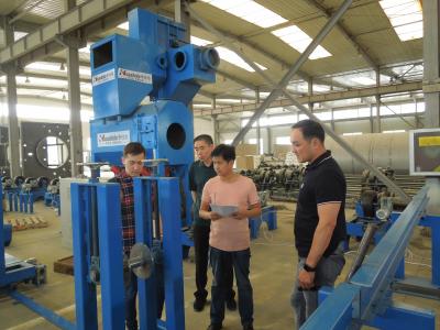Máquina de exploração de tubos de aço para a linha de produção de revestimento anticorrosivo 3PE